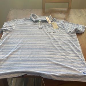 NWT, Cova Beach Polo, by Tommy Bahama. Size 2XLB. Blue
